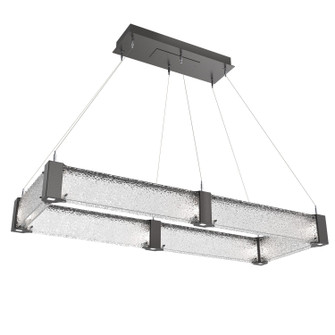 Parallel LED Chandelier in Graphite (404|PLB0042-R1-GP-CR-CA1-L3)