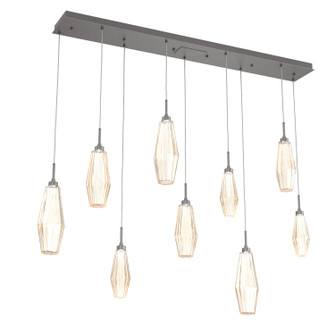 Aalto LED Pendant in Graphite (404|PLB0049-09-GP-RA-C01-L3)