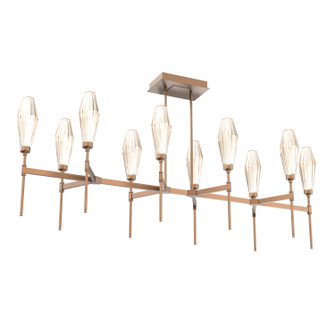 Aalto LED Linear Suspension in Burnished Bronze (404|PLB0049-67-BB-RA-001-L1)