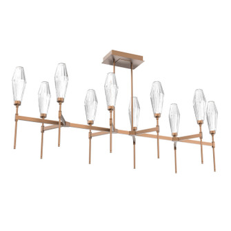 Aalto LED Linear Suspension in Burnished Bronze (404|PLB0049-67-BB-RC-001-L3)