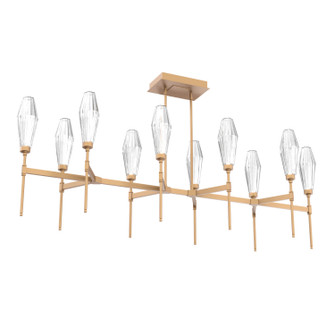 Aalto LED Linear Suspension in Novel Brass (404|PLB0049-67-NB-RC-001-L3)