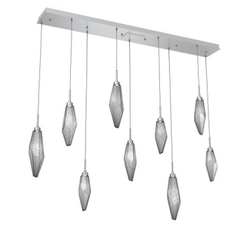 Rock Crystal LED Linear Pendant in Classic Silver (404|PLB0050-09-CS-CS-C01-L1)