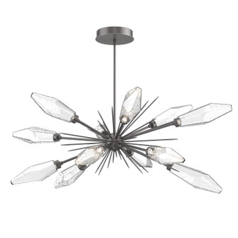 Rock Crystal LED Lantern in Graphite (404|PLB0050-0A-GP-CC-001-L3)