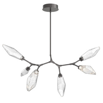 Rock Crystal LED Lantern in Graphite (404|PLB0050-BA-GP-CC-001-L1)