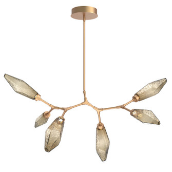Rock Crystal LED Lantern in Novel Brass (404|PLB0050-BA-NB-CB-001-L3)