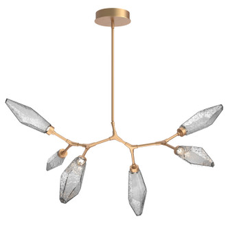 Rock Crystal LED Lantern in Novel Brass (404|PLB0050-BA-NB-CS-001-L1)