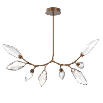 Rock Crystal LED Lantern in Burnished Bronze (404|PLB0050-BB-BB-CC-001-L1)