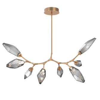 Rock Crystal LED Lantern in Novel Brass (404|PLB0050-BB-NB-CS-001-L1)