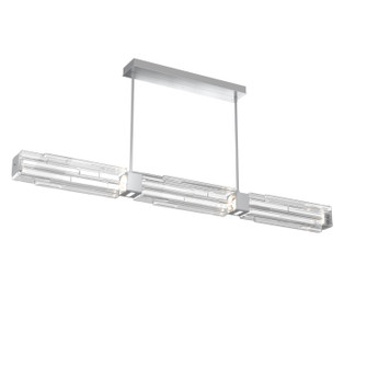 Ledgestone LED Linear Dining in Classic Silver (404|PLB0056-67-CS-LC-001-L3)
