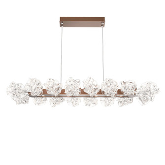 Blossom LED Linear Suspension in Burnished Bronze (404|PLB0059-48-BB-BC-CA1-L1)