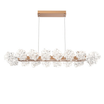 Blossom LED Linear Suspension in Novel Brass (404|PLB0059-48-NB-BC-CA1-L1)