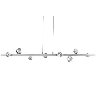 Stella LED Linear Suspension in Classic Silver (404|PLB0070-54-CS-CZ-CA1-L3)