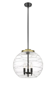 Ballston LED Pendant in Black Antique Brass (405|221-3S-BAB-G1213-16-LED)