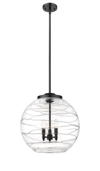 Ballston LED Pendant in Matte Black (405|221-3S-BK-G1213-18-LED)