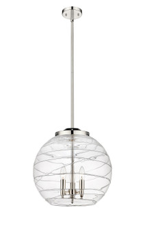 Ballston LED Pendant in Polished Nickel (405|221-3S-PN-G1213-16-LED)