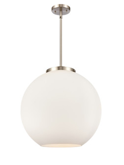 Ballston LED Pendant in Brushed Satin Nickel (405|221-3S-SN-G121-18-LED)