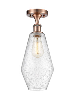 Ballston LED Semi-Flush Mount in Antique Copper (405|516-1C-AC-G654-7-LED)