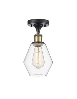 Ballston One Light Semi-Flush Mount in Black Antique Brass (405|516-1C-BAB-G652-6)