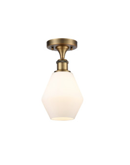 Ballston One Light Semi-Flush Mount in Brushed Brass (405|516-1C-BB-G651-6)