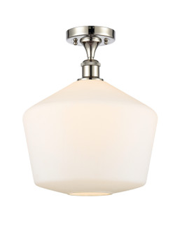 Ballston One Light Semi-Flush Mount in Polished Nickel (405|516-1C-PN-G651-12)