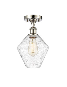 Ballston LED Semi-Flush Mount in Polished Nickel (405|516-1C-PN-G654-8-LED)