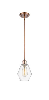 Ballston LED Mini Pendant in Antique Copper (405|516-1S-AC-G652-6-LED)