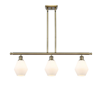 Ballston LED Island Pendant in Antique Brass (405|516-3I-AB-G651-6-LED)