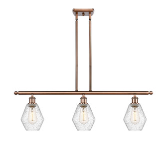 Ballston Three Light Island Pendant in Antique Copper (405|516-3I-AC-G654-6)