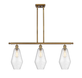 Ballston Three Light Island Pendant in Brushed Brass (405|516-3I-BB-G654-7)