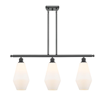 Ballston Three Light Island Pendant in Matte Black (405|516-3I-BK-G651-7)