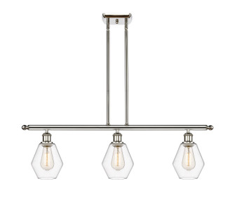 Ballston Three Light Island Pendant in Polished Nickel (405|516-3I-PN-G652-6)