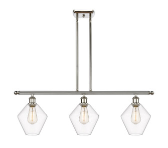 Ballston Three Light Island Pendant in Polished Nickel (405|516-3I-PN-G652-8)