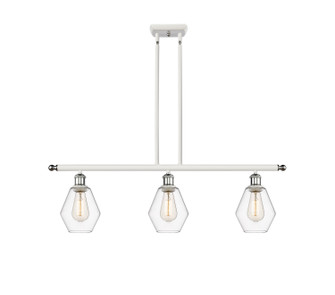 Ballston Three Light Island Pendant in White Polished Chrome (405|516-3I-WPC-G652-6)