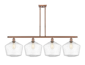 Ballston Four Light Island Pendant in Antique Copper (405|516-4I-AC-G654-12)