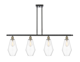Ballston Four Light Island Pendant in Black Antique Brass (405|516-4I-BAB-G652-7)