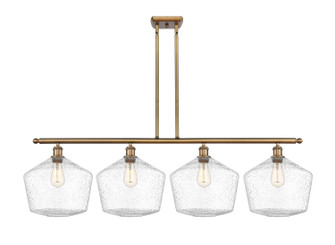 Ballston Four Light Island Pendant in Brushed Brass (405|516-4I-BB-G654-12)
