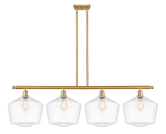 Ballston Four Light Island Pendant in Satin Gold (405|516-4I-SG-G652-12)