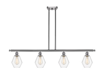 Ballston Four Light Island Pendant in Brushed Satin Nickel (405|516-4I-SN-G652-6)