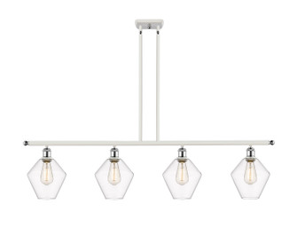 Ballston LED Island Pendant in White Polished Chrome (405|516-4I-WPC-G652-8-LED)