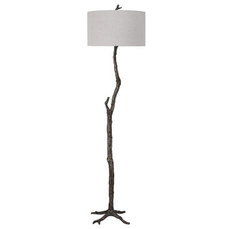 Spruce One Light Floor Lamp in Distressed Rustic Black (52|30063)