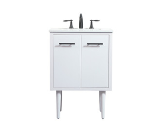 Cyrus Single Bathroom Vanity in White (173|VF48024MWH)