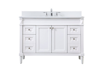 Bennett Single Bathroom Vanity in White (173|VF31848WH-BS)