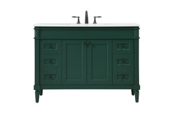 Bennett Single Bathroom Vanity in Green (173|VF31848GN)