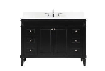 Bennett Single Bathroom Vanity in black (173|VF31848BK-BS)