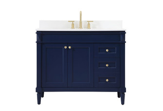 Bennett Single Bathroom Vanity in Blue (173|VF31842BL-BS)