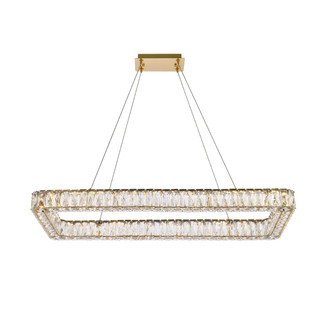Monroe LED Pendant in Gold (173|3504D42L1G)