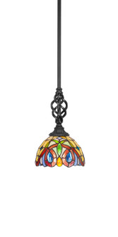 Eleganté One Light Mini Pendant in Matte Black (200|80-MB-9445)