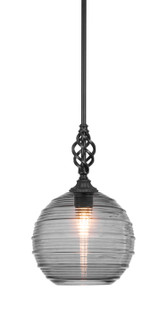 Eleganté One Light Mini Pendant in Matte Black (200|80-MB-5122)