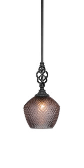 Eleganté One Light Mini Pendant in Matte Black (200|80-MB-4922)