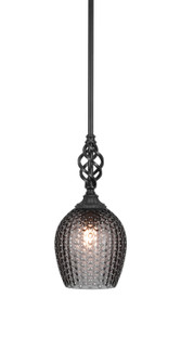 Eleganté One Light Mini Pendant in Matte Black (200|80-MB-4902)